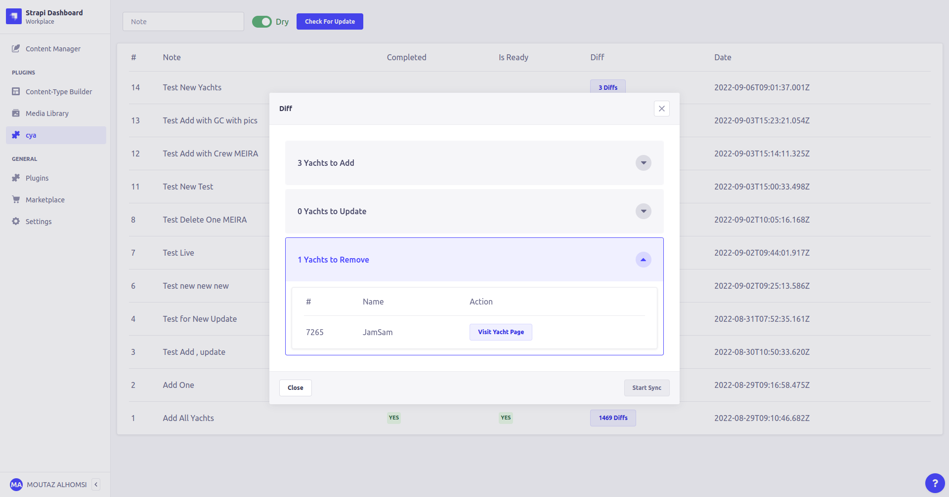 Custom plugin to sync data (Strapi 4)